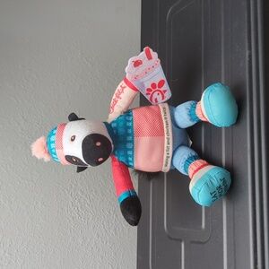 Chick Fil A Christmas cow plushie toy 2023